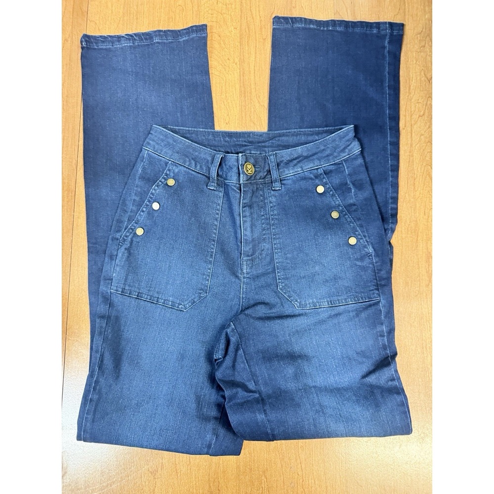 Kim Gravel Women's Dark‎ Wash Jeans – Size 0 Tall (0T)